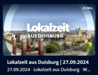 Thumbnail TV Sendung Lokalzeit aus Duisburg